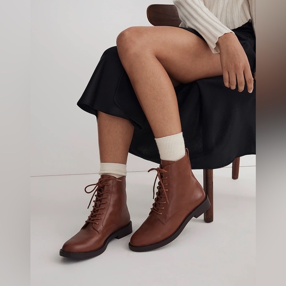 MadeWell The Evelyn Lace-Up Ankle Boot NN029 - Picture 4 of 8